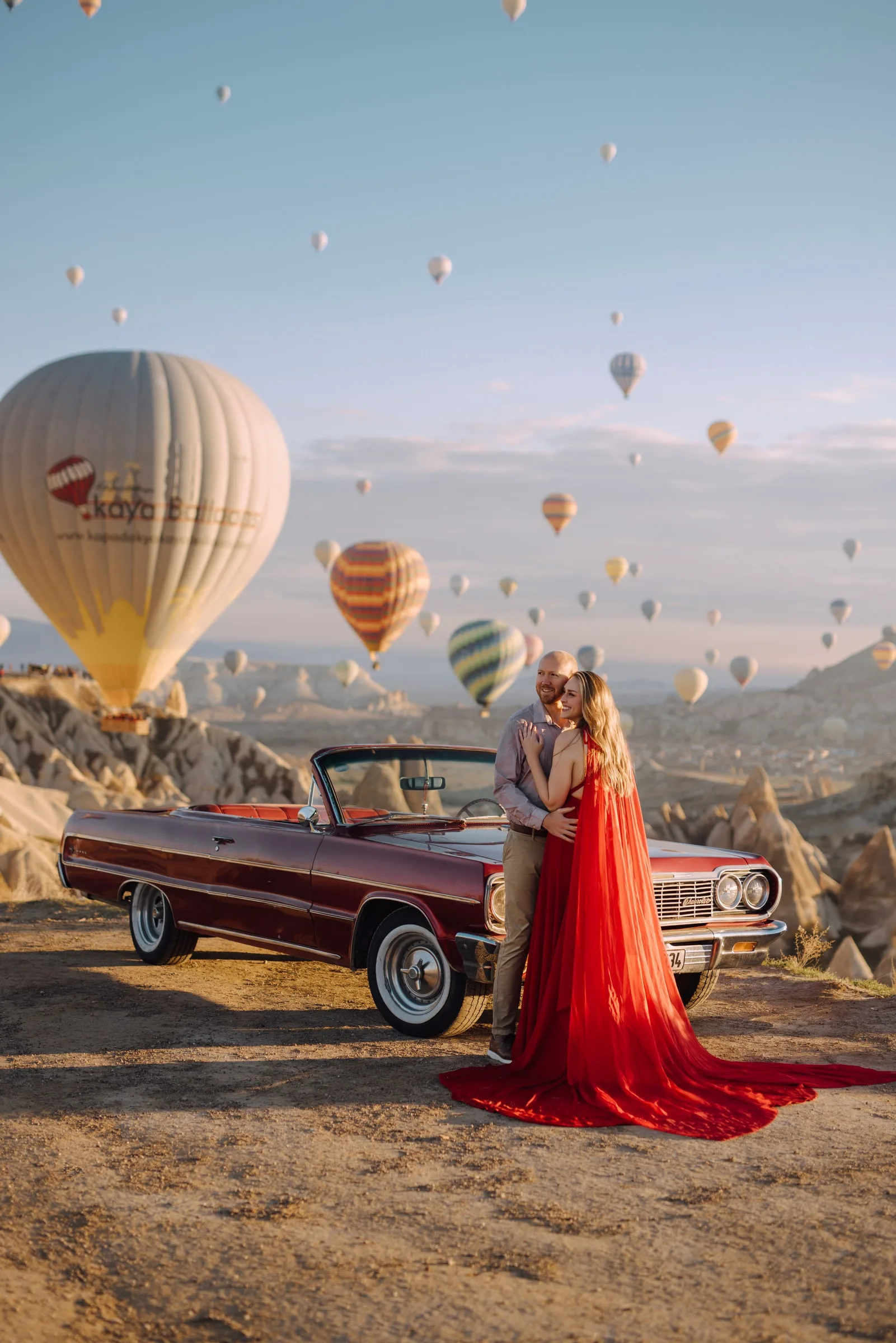 Balonlu Gold Paket (VIP) çekiminden kare, Kapadokya