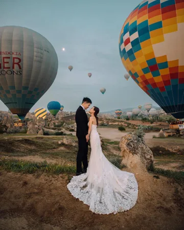 Blue-hour wedding